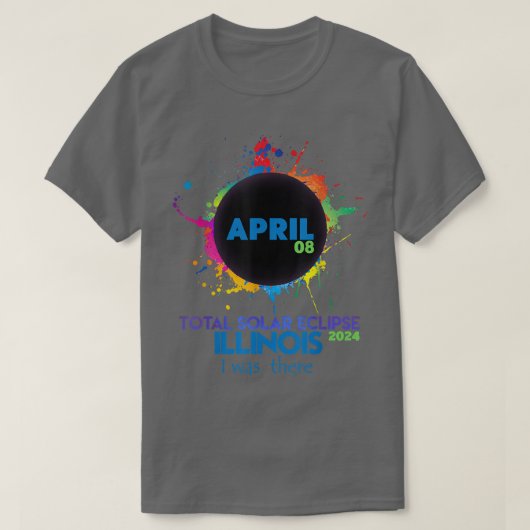 Totaal zonnescherm Illinois 2024 Colorful Totalit T-shirt (Design voorkant)