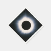 Totaal zonnescherm in zwart-wit servet (Hoek)