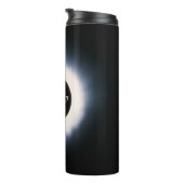 Totaal zonnescherm in zwart-wit thermosbeker (Geroteerd rechts)