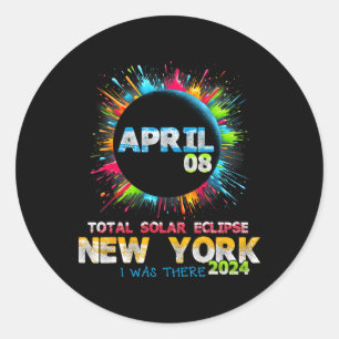 Totaal zonnescherm New York 2024 - Colorful Totali Ronde Sticker