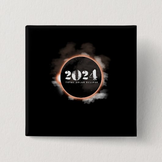 Totaal zonnesmoer - Jaarlijkse clipmemoon Vierkante Button 5,1 Cm (Voorkant)