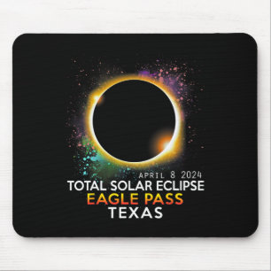 Totaal Zonneverduistering Eagle Pass Texas Apri Muismat
