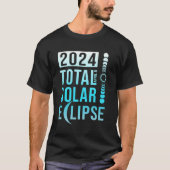 Totaal Zonsverduistering 2024 Totaal 040824 T-shirt (Voorkant)