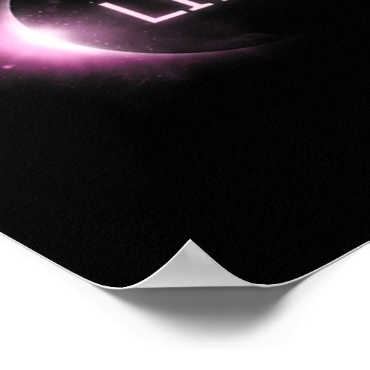 Totaal Zonsverduistering 2024 Totaal Zonsverduiste Poster (Hoek)