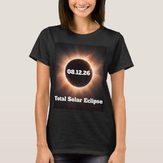 Totaal Zonsverduistering 2026 Dames T-shirt