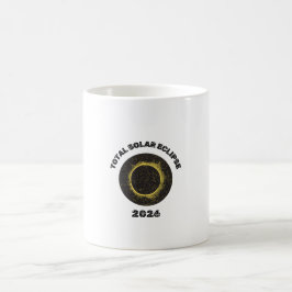 Totaal Zonsverduistering 2026 Totaliteit Koffiemok