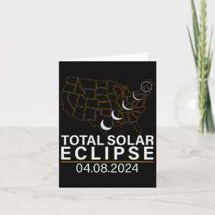 Totaal Zonsverduistering April 8 2024 Amerika Kaar Kaart