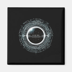 Totaal Zonsverduistering S April 2024 Totaal S USA Magneet