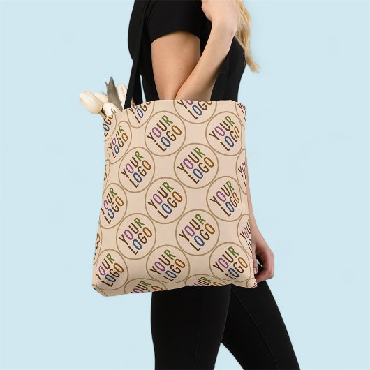 Totaaldruk Custom Tote Tas met Bedrijfslogo