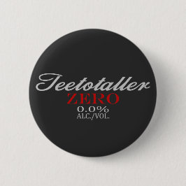 Totaalonthouder Alcoholvrij! Ronde Button 5,7 Cm
