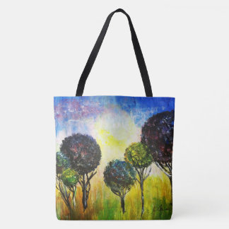 Totaalprint-tas 'Whimsical Forest' Tote Bag