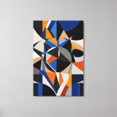 Total Abstraction Canvas Afdruk (Voorkant)