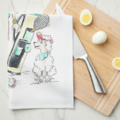 Total Chaos "Er kan geen crisis zijn vandaag" Theedoek (Quarter Fold)