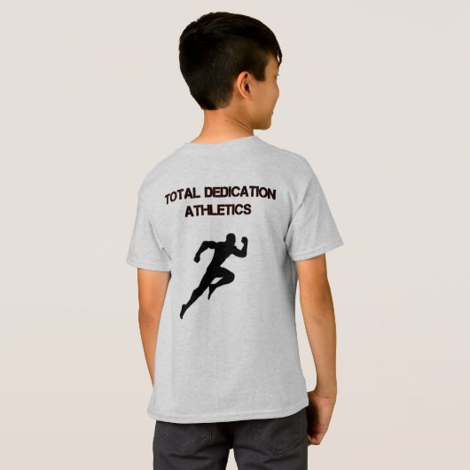 Total Dedication Athletics T-shirt (Achterkant volledig)