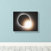 Total Eclipse Ind. | Canvas Afdruk (Insitu (Houten vloer))