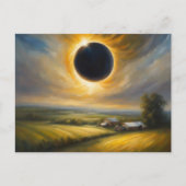 Total Eclipse van de Sun Custom BRIEFKAART (Voorkant)