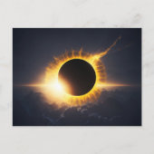 Total Eclipse van de Sun Custom BRIEFKAART (Voorkant)