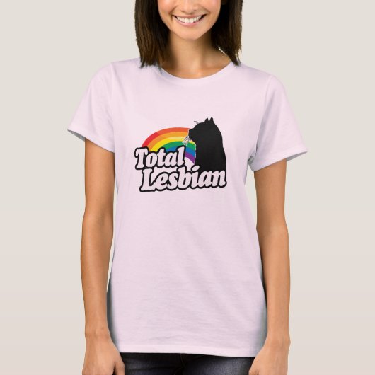TOTAL LESBIAN CAT -.png T-shirt (Voorkant)