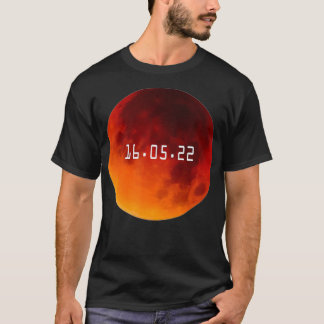 Total Lunar Eclipse May 16 2022 Blood Moon Mens Bo T-shirt