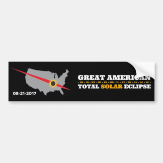 Total Solar Eclipse - 2017 - ik zag het! Bumpersticker