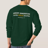Total Solar Eclipse - 2017 - ik zag het! T-shirt (Achterkant)