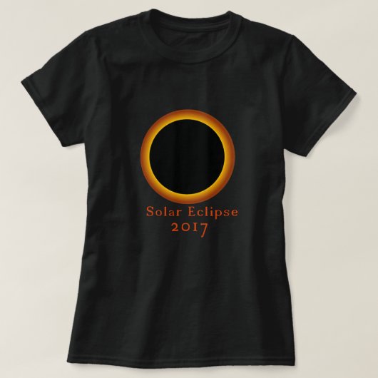 Total Solar Eclipse 2017 T-shirt (Design voorkant)