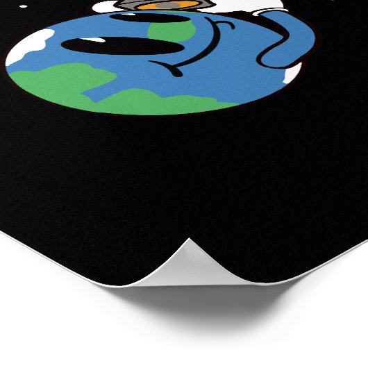 Total Solar Eclipse 2026 Greenland Photobomb Poster (Hoek)