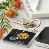 Total Solar Eclipse 2026 Iceland Photobomb Sleutelhanger (Voorkant Rechts)