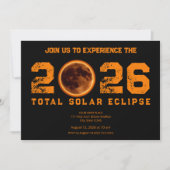 Total Solar Eclipse 2026 Kaart (Voorkant)