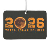 Total Solar Eclipse 2026 Luchtverfrisser (Achterkant)