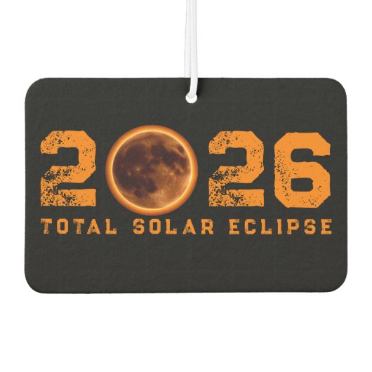 Total Solar Eclipse 2026 Luchtverfrisser (Voorkant)