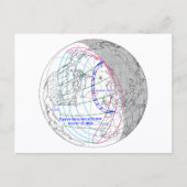 Total Solar Eclipse 2026 Map Briefkaart (Voorkant)