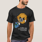 Total Solar Eclipse 2026 Spain Photobomb T-shirt (Voorkant)