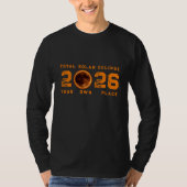 Total Solar Eclipse 2026 T-shirt (Voorkant)