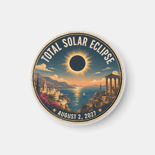 Total Solar Eclipse 2027  Magneet (Voorkant)