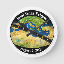 Total Solar Eclipse 2027 Map Ronde Klok