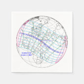 Total Solar Eclipse 2027 Map Servet (Voorkant)