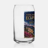 Total Solar Eclipse 2027 Mediterranean  Blikvorm Glas (Links)