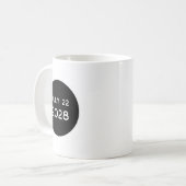 Total Solar Eclipse 2028 New Zealand _1  Koffiemok (Voorkant links)