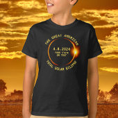 Total Solar Eclipse 8 april 2024 Verenigde Staten  T-shirt