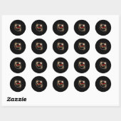 Total Solar Eclipse Anti Joe Ronde Sticker (Vel)