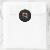 Total Solar Eclipse Anti Joe Ronde Sticker (Tas)