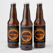 Total Solar Eclipse August 12, 2026 Bier Etiket (Flessen)