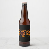 Total Solar Eclipse August 12, 2026 Bier Etiket (Voorkant)
