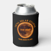 Total Solar Eclipse August 12 2026 Blikjeskoeler (Blikje Voorkant)