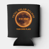 Total Solar Eclipse August 12 2026 Blikjeskoeler (Achterkant)