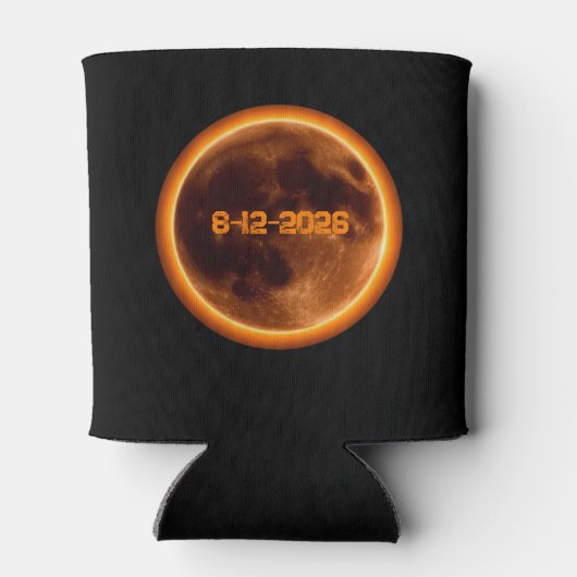 Total Solar Eclipse August 12 2026 Blikjeskoeler (Achterkant)