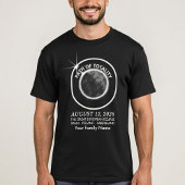 Total Solar Eclipse August 12 2026 Custom Family T-shirt