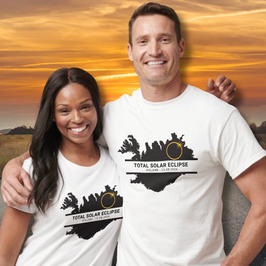 Total Solar Eclipse August 12 2026 – Iceland T-shirt