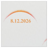 total solar eclipse August 12 2026 orange sun Stof (Close Up)